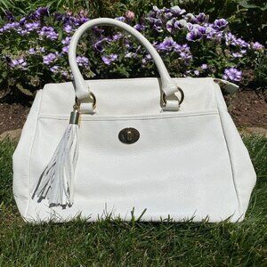 Tommy Hilfiger Off-White Pebble Texture Handbag